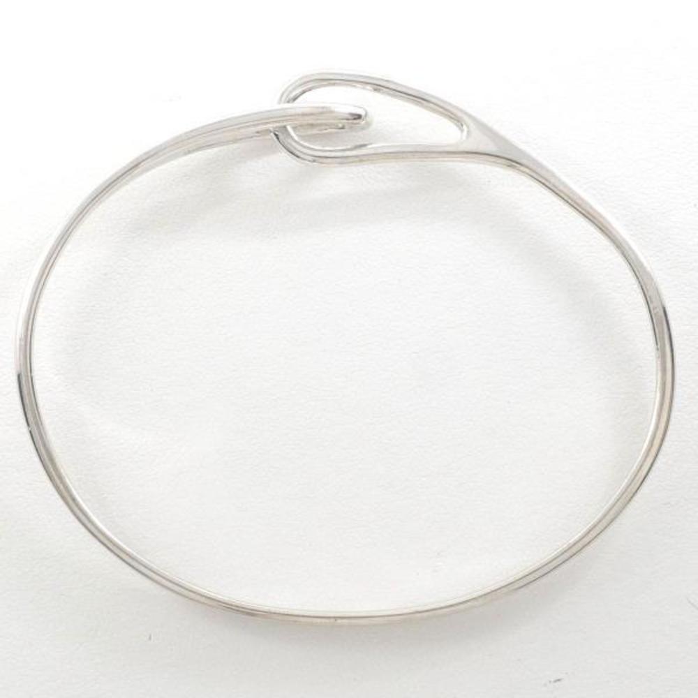 Tiffany Double Loop Silver Bangle - image 5